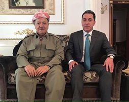 دلۆڤان بارزانی و سه‌رۆك مه‌سعوود بارزانی